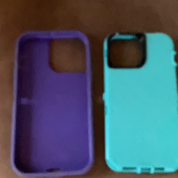 Otter Box Defender Series Purple and Blue Phone Case for iPhone 13 Pro Max - Picture 3 of 5